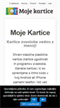 Mobile Screenshot of mojekartice.si